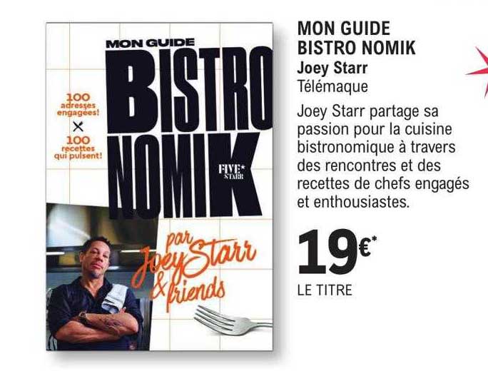 mon guide bistro nomik - joey starr