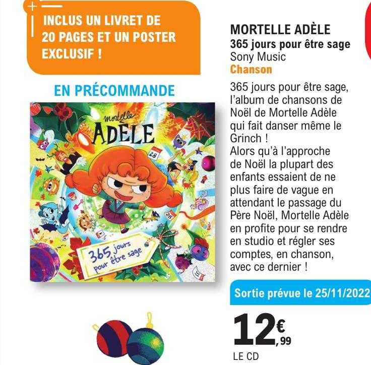 mortelle adèle 365 jours pour être sage
