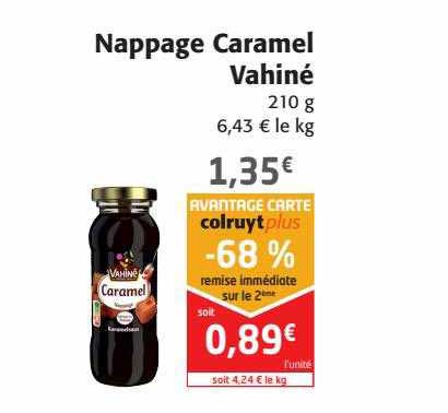 nappage caramel vahiné