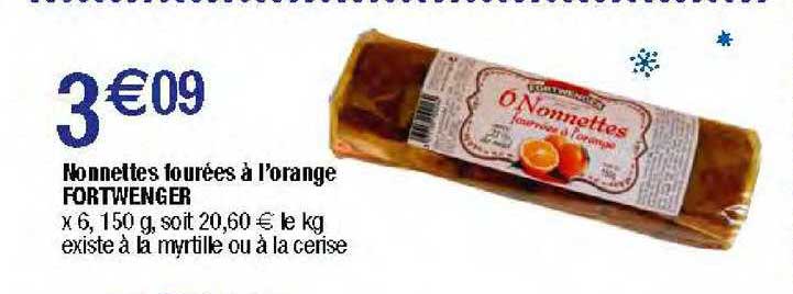 nonnettes fourées à l'orange fortwenger