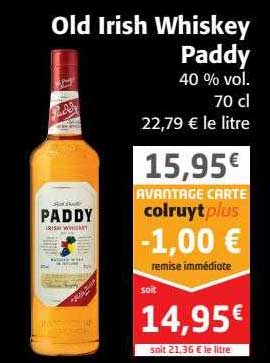 Old Irish Whiskey Paddy