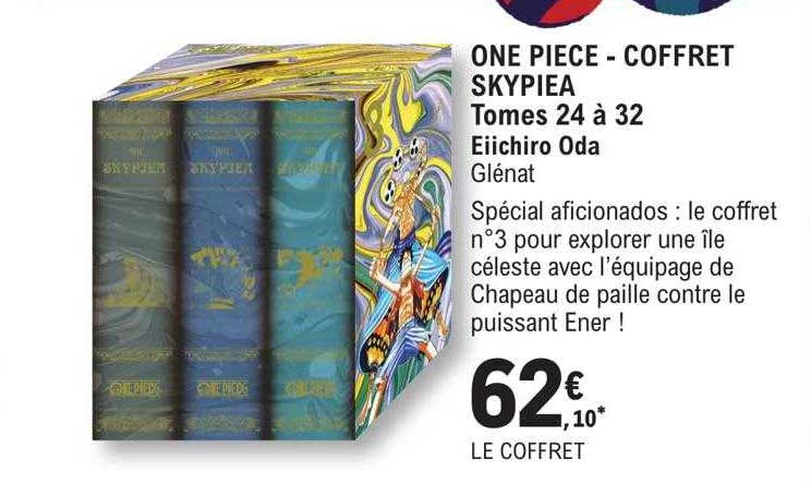 one piece - coffret skypiea tome 24 à 32 - eiichiro oda glénat