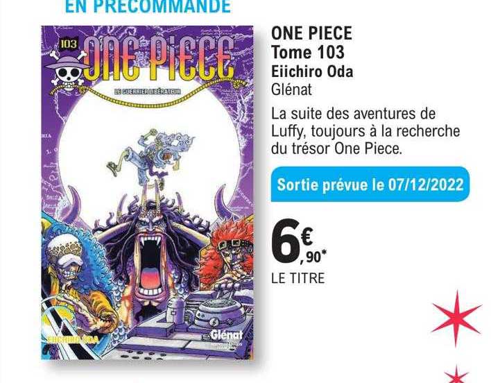 one piece tome 103 - eiichiro oda glénat