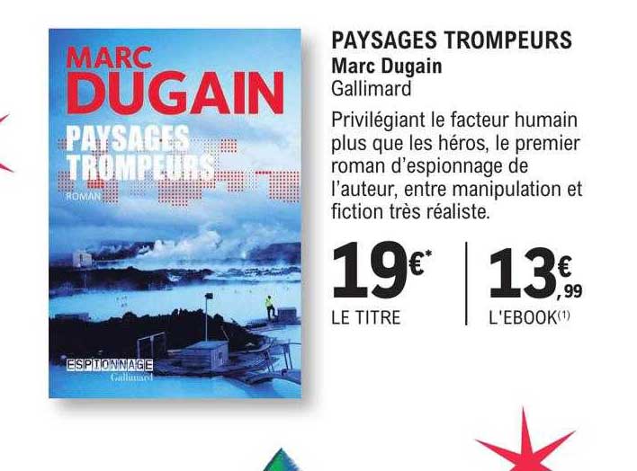 paysages trompeurs - marc dugain