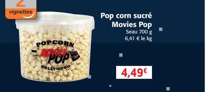Pop Corn Sucré Movies Pop