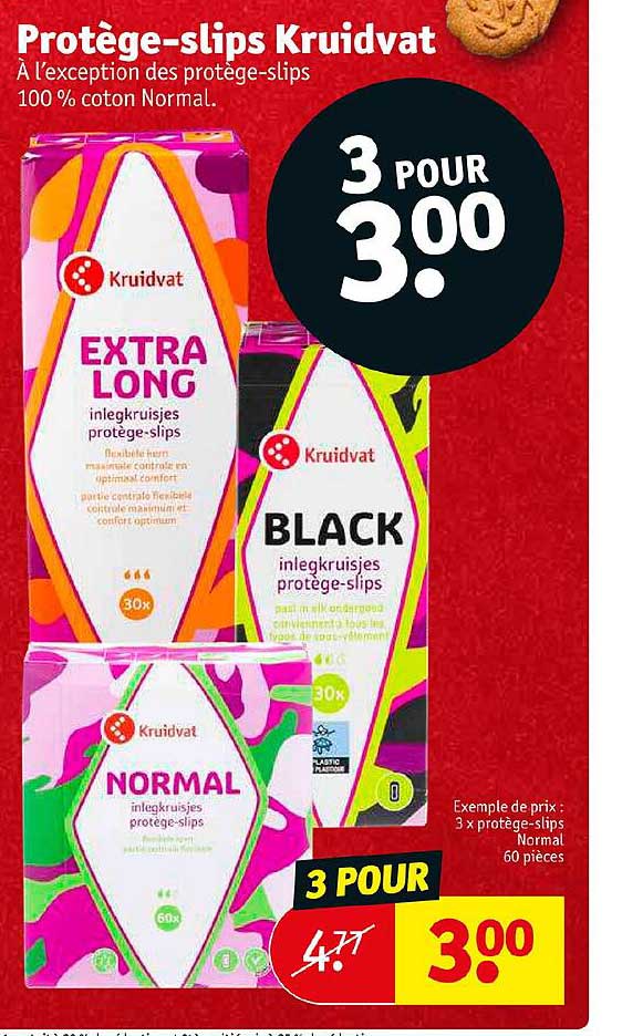 protège-slips kruidvat