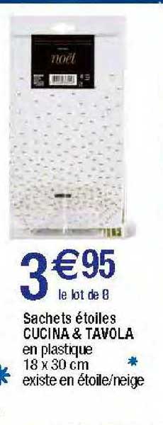 sachets étoiles cucina & tavola