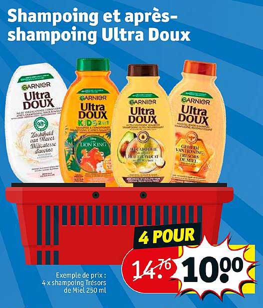 shampoing et après-shampoing ultra doux