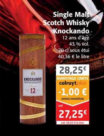 Single Malt Scotch Whisky Knockando