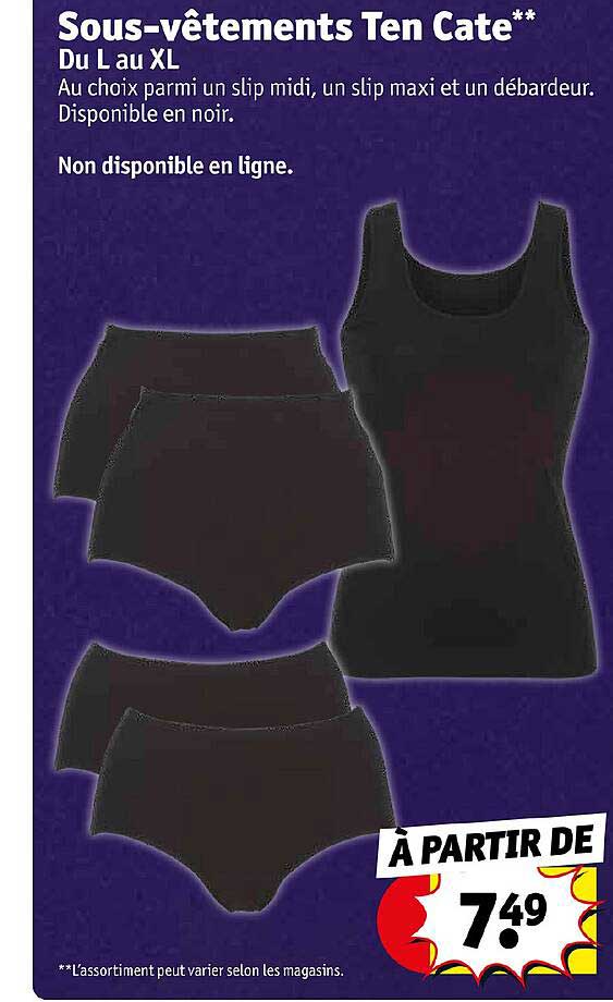 sous-vêtements ten cate