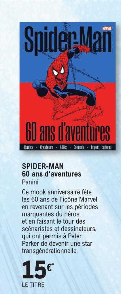 spider-man 60 ans d'aventures