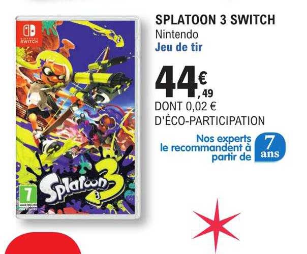 splatoon 3 switch nintendo