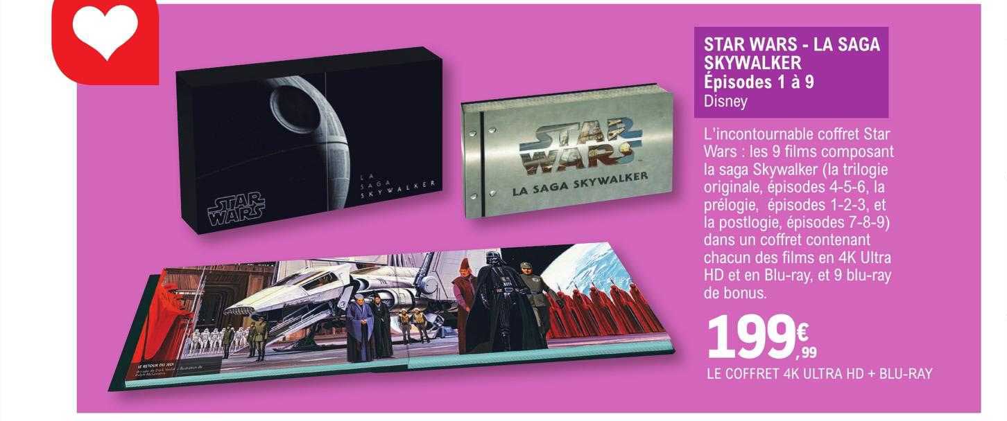 star wars - la saga skywalker épisodes 1 à 9