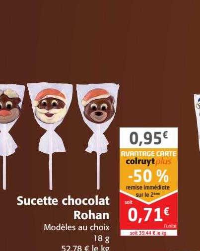 Sucette Chocolat Rohan