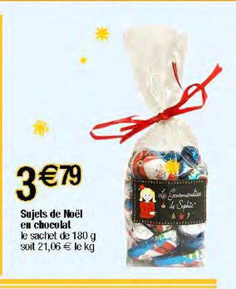 sujets de noël en chocolat