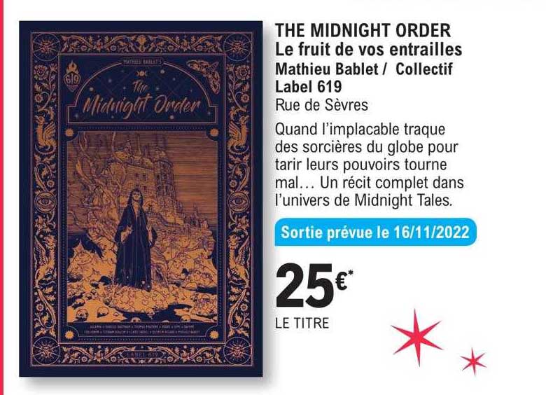 the midnight order le fruit de vos entrailles - mathieu bablet-collectif label 619