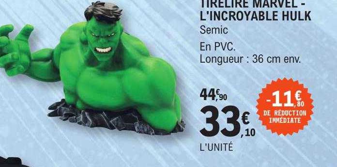 Tirelire Marvel - L'incroyable Hulk Semic
