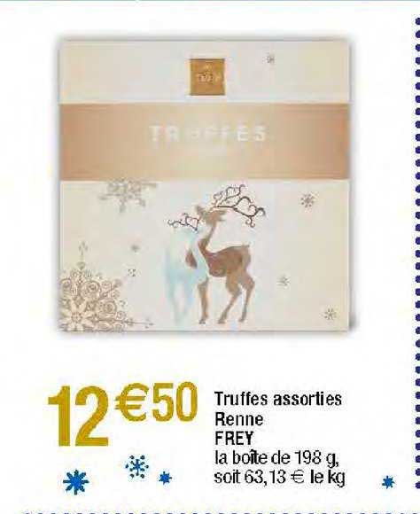 truffes assorties renne frey
