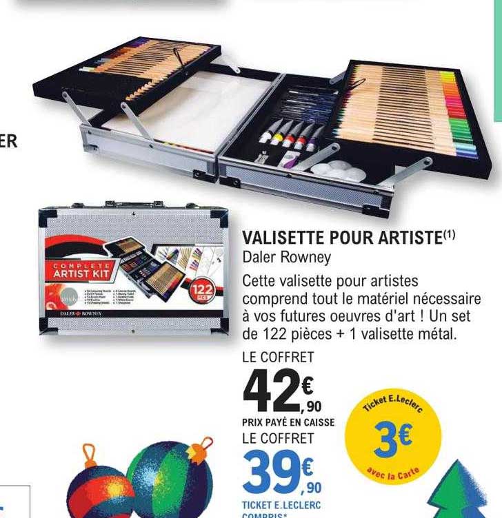 valisette pour artiste daler rowney
