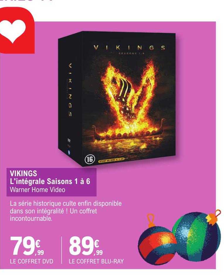 vikings l'intégrale saisons 1 à 6