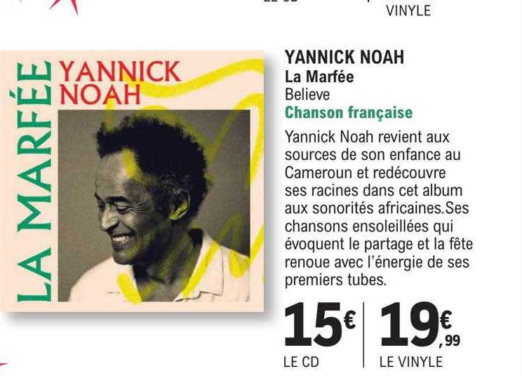 yannick noah - la marfée