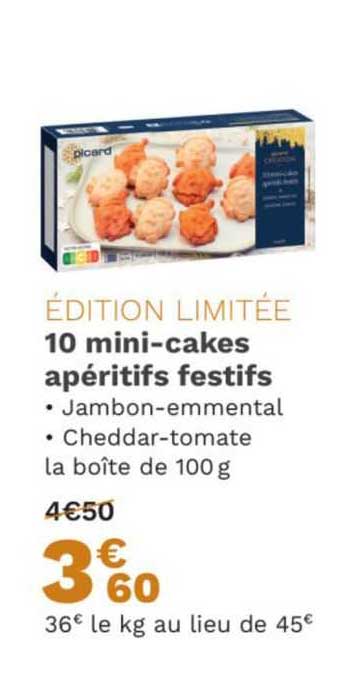 10 mini-cakes apéritifs festifs