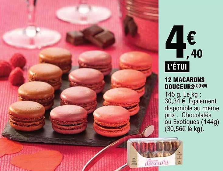 12 macarons douceurs