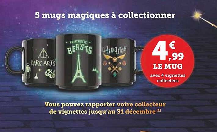 5 mugs magiques à collectionner