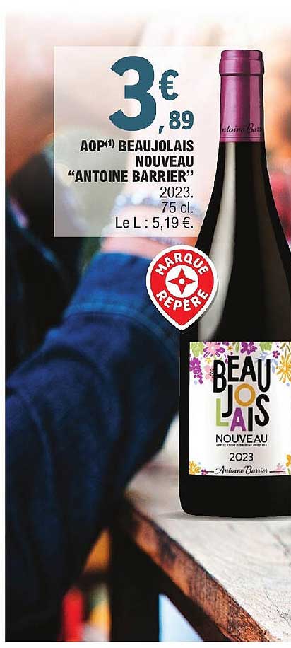 aop beaujolais nouveau "antoine barrier"