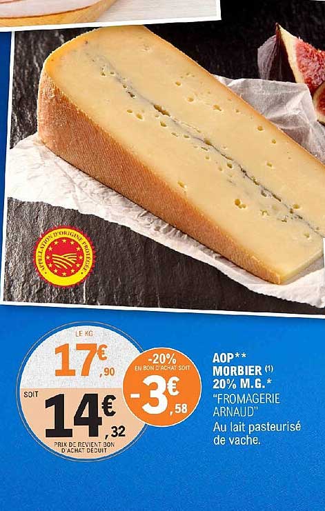 Aop Morbier 20% Mg Fromagerie Arnaud