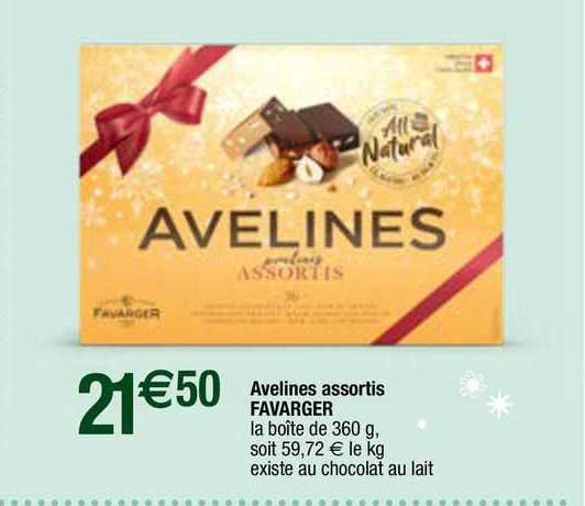 avelines assortis favarger