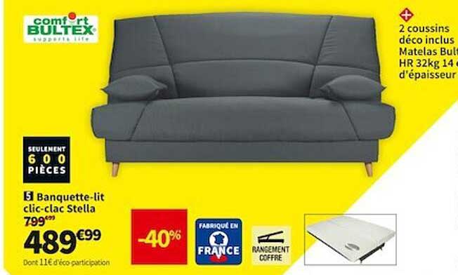 banquette-lit clic-clac stella