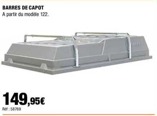 barres de capot