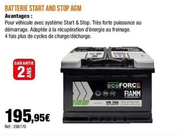batterie start and stop agm