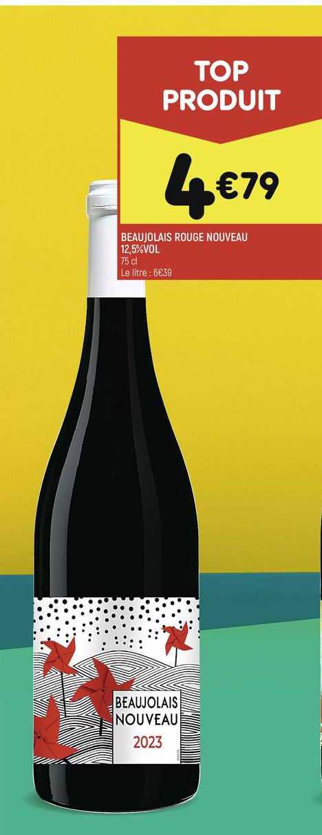 Beaujolais Rouge Nouveau 12,5% Vol