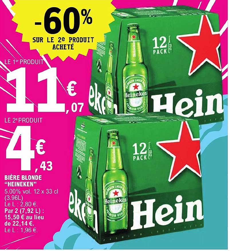 Bière Blonde Heineken