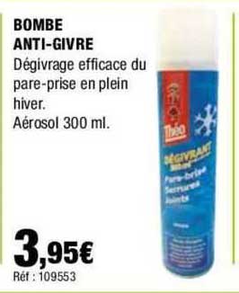 bombe anti-givre