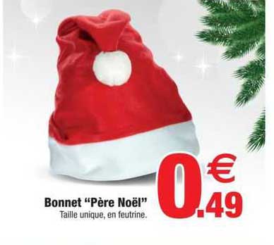 bonnet "père noël"