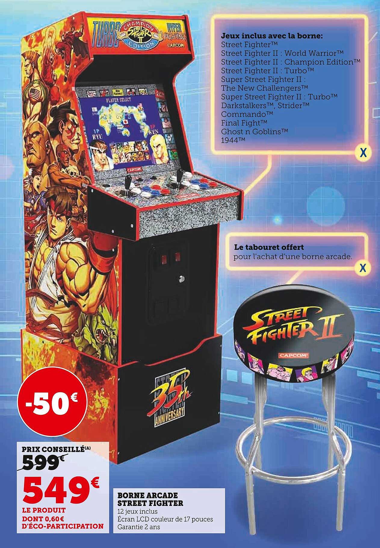 borne arcade street fighter