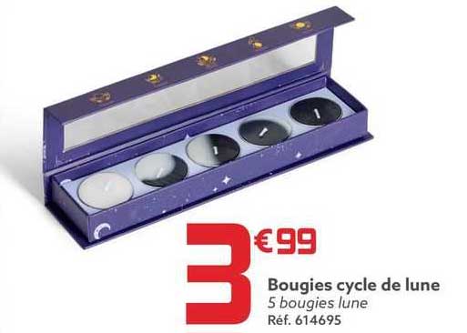 bougies cycle de lune