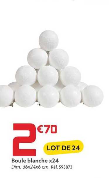 Boule Blanche X24