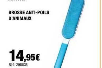 brosse anti-poils d'animaux
