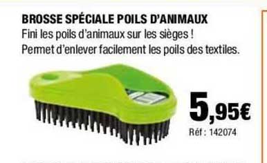 brosse spéciale poils d'animaux