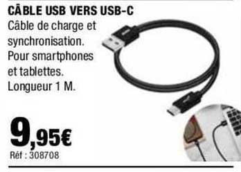 câble usb vers usb-c
