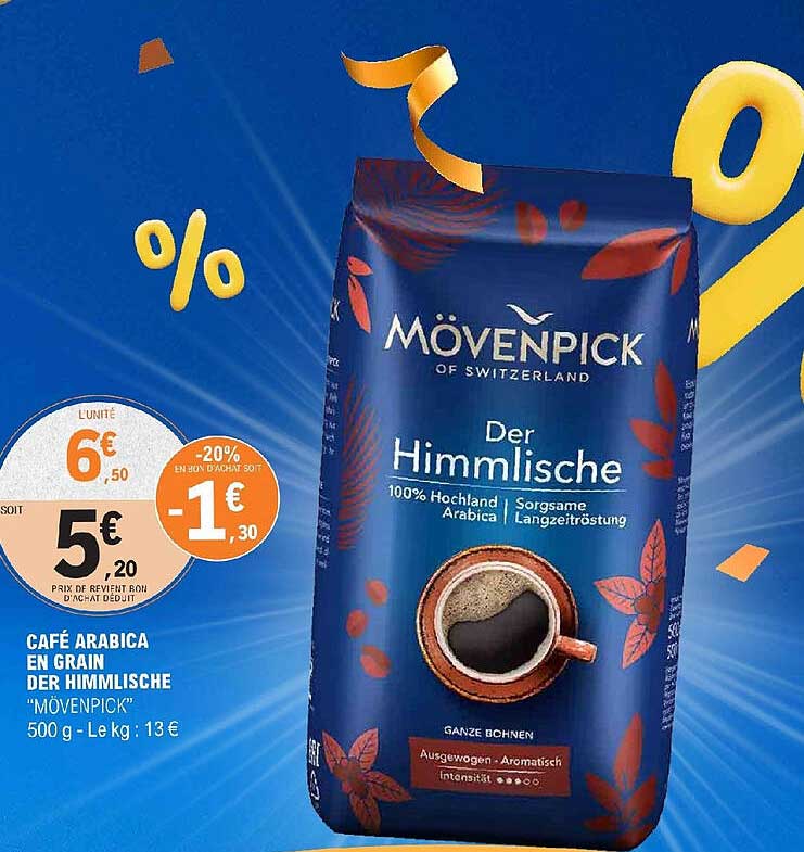 café arabica en grain der himmlische mövenpick