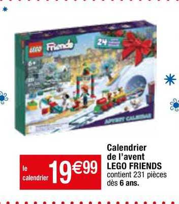 calendrier de l'avent lego friends