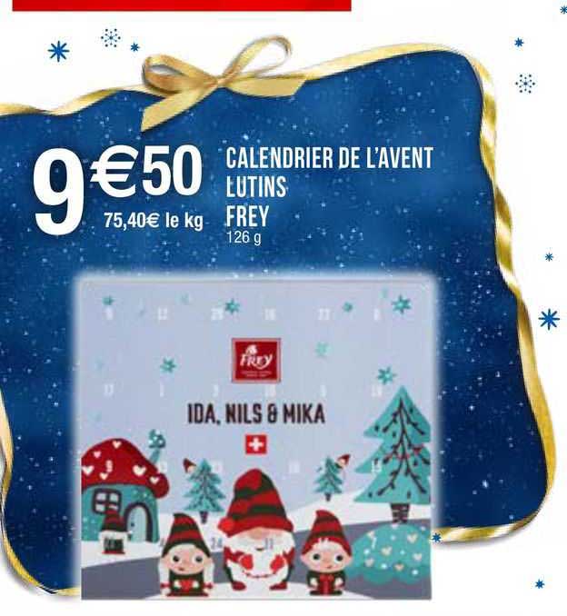 calendrier de l'avent lutins frey