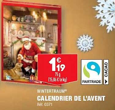 calendrier de l'avent wintertraum