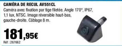 caméra de recul av551cl