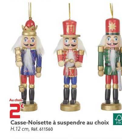 casse-noisette à suspendre au choix